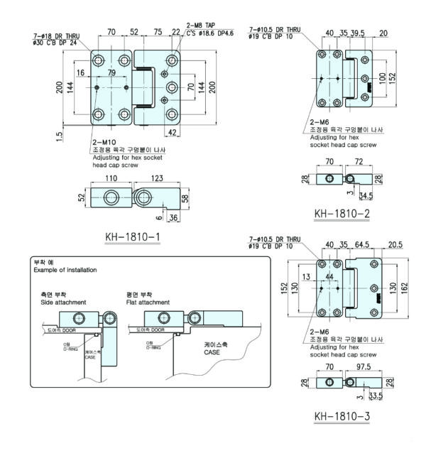 KH-1810-1, 2, 3