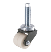 Heavy duty leveling caster