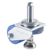 Heavy duty leveling caster