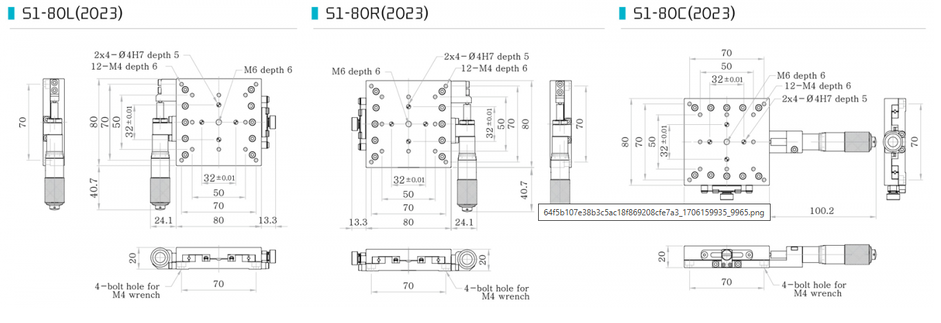 S1-80 bàn tinh chỉnh 1 trục tải trọng cao