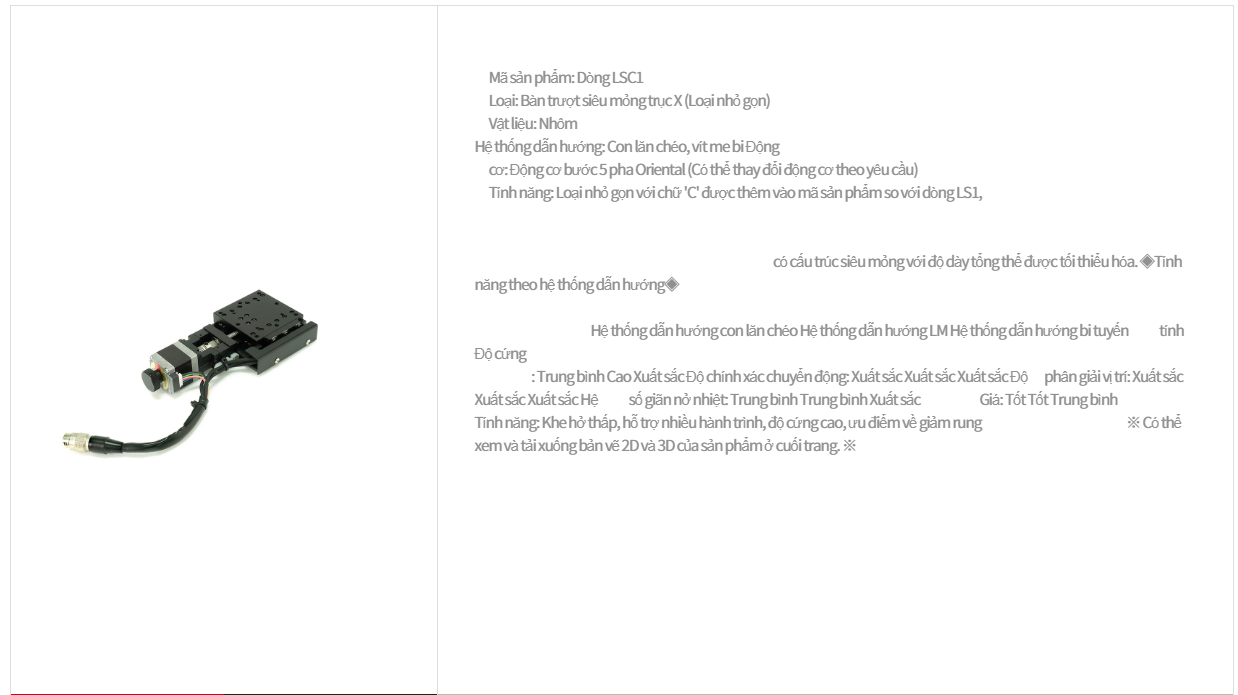 LSC1-40 LSC1-60 LSC1-607 LSC1-80 bàn trượt tự động 1 trục X