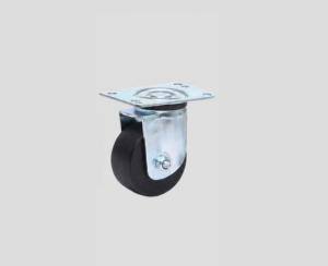 Bánh xe KD-C07-1-100SF D100 MC Nylon đen rộng 48mm, càng xoay mặt bích 150x110mm chịu tải 1080kg