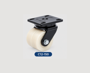 Bánh xe KD-C12-1-150SF-U D150mm PU càng xoay chịu tải 1400kg